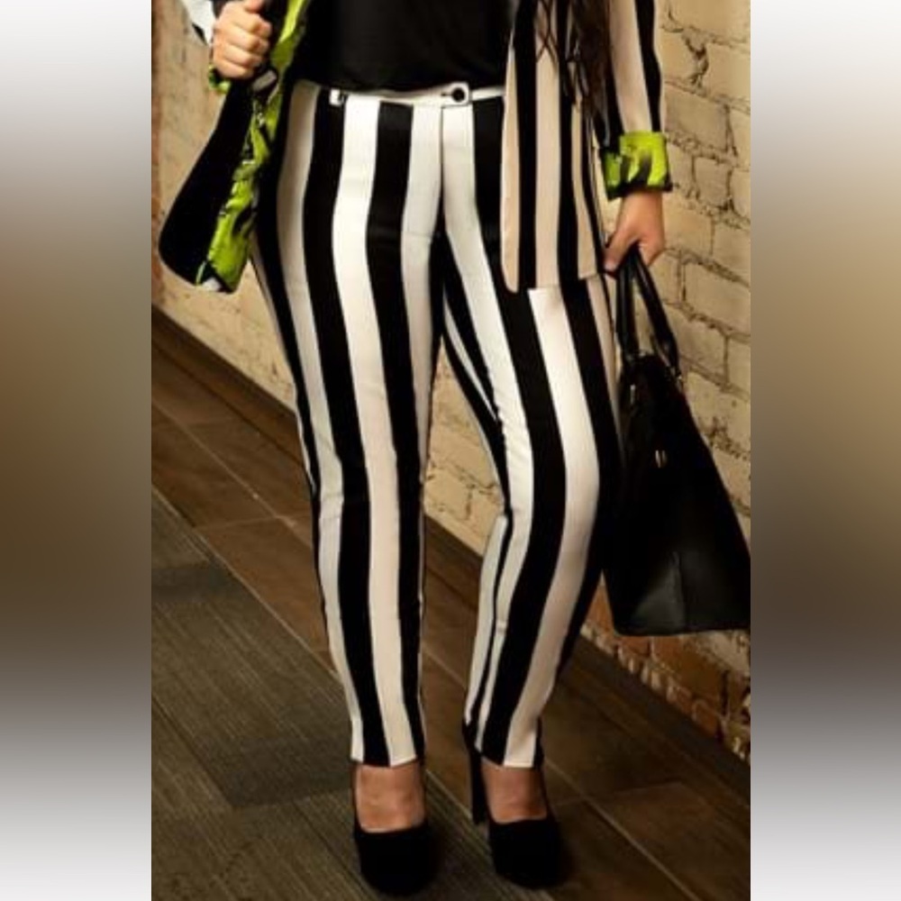 Beetlejuice Suit Pants for Women Plus Size 24